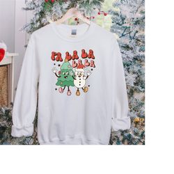 Funny Christmas Sweatshirt, Retro Christmas Sweatshirt, Christmas Women Sweatshirt, Vintage Christmas Sweater ,Santa Chr