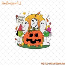 Welcome Great Pumpkin Funny Halloween Png, Cute Little Ghost Png, I Got A Rock Charlie Brown Png, Retro Halloween Png, S