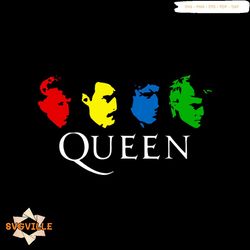 Queen Band Svg, Famous People Svg, Queen Band, Queen Band Png, Queen Band Cut File, Queen Band Cricut, Queen Band Vector