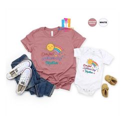Our First Mother's Day Together T-shirt, Rainbow Mothers Day Shirt, Heart Shirt, Mommy And Me, Smiley Face, New Mom Gift