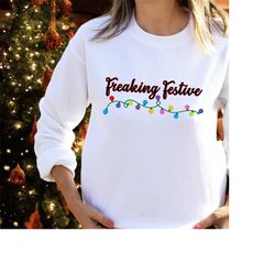 Sarcastic Minimalist Christmas Sweatshirt for men, womens sarcastic Christmas sweater for family christmas party jumper,