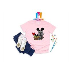 Baby Yoda T-shirt, The Mandalorian Shirt, Star Wars Shirt, Mickey Shirt, Balloons Shirt, Disney Trip Shirt, Best Friends