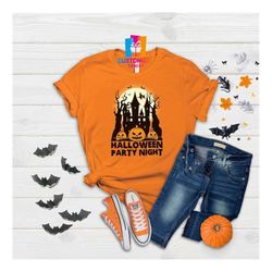 Halloween Party T-shirt, Funny Pumpkin Shirt, Spooky Vibes, Ghost Shirt, Happy Halloween, Trick or Treat, Halloween Gift