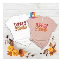 Turkey Squad Shirt, Funny Shirt, Thanksgiving Shirt, Turkey Shirt, Family Shirt, Cousin Shirt, Crew Shirts, Xmas Party S