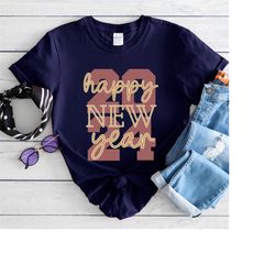 Happy New Year T-Shirt for New Years Eve Tee for Women, Mens New Years Shirt for new years eve celebration crew, 2024 4