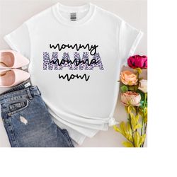 Adult 'MAMA' mommy, momma, mom heart Print T-Shirt, Mother's Day, Mom shirt, Mum gift.