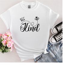 Bee kind t-shirt, kindness tee, bee shirt, kindness crew for women.