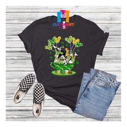 Disney St Patrick's Day T-shirt, Mickey And Friends, Irish Shirt, Drinking Shirt, Clover Shirt, Pot Of Gold, Balloons Sh