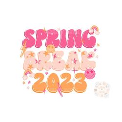 Spring Break PNG-Retro Sublimation Digital Design Download-spring vibes png, girly png, beachy png, spring break vacatio