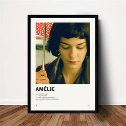 Amelie Movie Poster Canvas Wall Art Home Decor (No Frame)