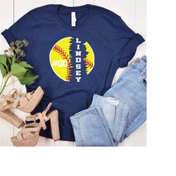 custom softball shirt, school sports shirt, softball fan shirt, sports gift shirt, softball lover shirt, softball shirt,