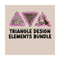 Neon Animal Print Triangle PNG sublimation Design Elements, Graphic design elements png, cheetah print png, cowhide tria