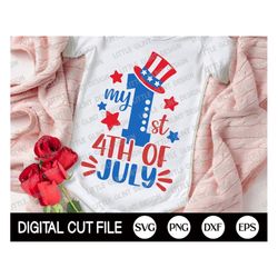 my 1st 4th of july svg, 4th of july svg, my first fourth of july, memorial day, american baby boy shirt, dxf, png, svg f