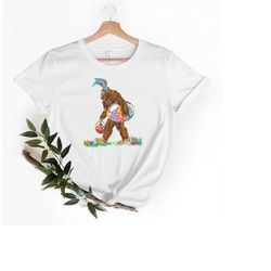 Easter Bigfoot Sasquatch Shirt, Bigfoot With Bunny Ears Shirt, Bigfoot Bunny Shirt, Cryptozoology Shirt, Easter Sasquatc