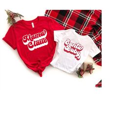 Mommy and Me Christmas Shirts, Matching Mommy and Me Christmas Outfits Mother Daughter Christmas Shirts, Matching Christ