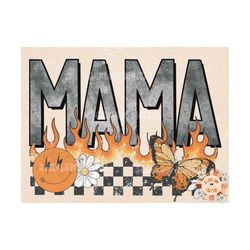 Rocker Mama PNG Sublimation Digital Design Download, edgy mama png, grunge mama png, summer mama png, hot mama png, retr