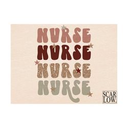 Nurse PNG- sublimation design download, png for nurses, retro nurse png, vintage nurse png, medical field png, boho nurs
