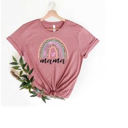 Mama Rainbow Shirt, Baby Announcement Shirt, Pregnancy Announcement Shirt, Mother's Day Gift Shirt, Mom Shirt, Mothers D