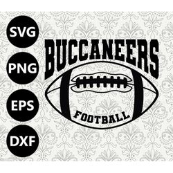 Buccaneers Football Silhouette Team Clipart vector svg file for cutting with Cricut, Sublimation Png and Svg for Shirts,