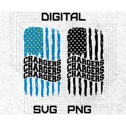 Chargers Football Svg