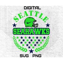 Seahawks Football Svg