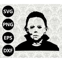 Michael Myers Silhouette Clipart vector svg file for cutting with Cricut