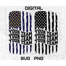 Your Team Football Svg