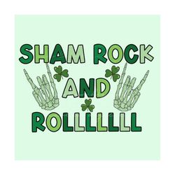 Shamrock and Roll PNG sublimation design download for St Patricks Day, St Patricks Day PNG for boys, png design for litt