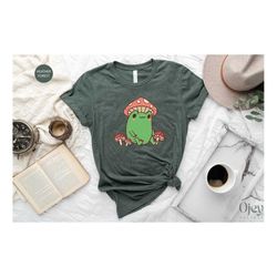 Frog Shirts, Funny Frog Shirt, Mushroom Frog Shirt, Cute Frog Shirt, Mushroom Shirts, Frog Gift Shirt, Frog Lover Shirt,
