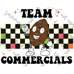 Team Commercials PNG instant download football super bowl
