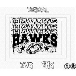 Hawks Football Svg File