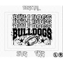 Bulldogs Football Svg File