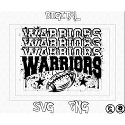 Warriors Football Svg File