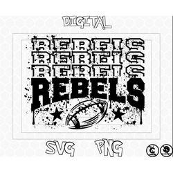 Rebels Football Svg File