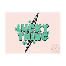 Lucky Thing PNG-Saint Patrick's Day Sublimation Digital Design Download-shamrock png, lucky kid png, clover png, leprech
