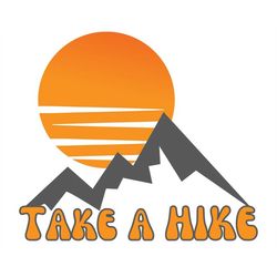 Take a Hike PNG instant download