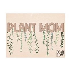 Plant Mom PNG sublimation design download, greenery png, plant mama sublimation, plant lover png, nature png, boho plant
