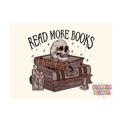 Read More Books PNG-Halloween Sublimation Digital Design Download-book reader png, spell book png, spooky season png, ha