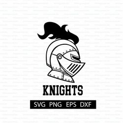 Knights Digital Download | Knights Head Sports PNG | Knights School Mascot SVG for Shirt | Cut File for Cricut | Heat Tr