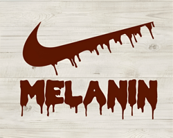Melanin Nike SVG, Melanin Nike Dipping Logo SVG, Melanin Dripping SVG