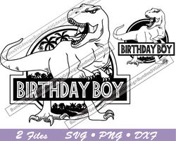 Dinosaur Birthday Boy Svg, Disney Boy Svg, Kids Dinosaur Birthday png, Saurus dxf