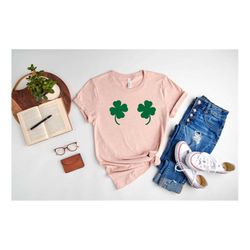 Lucky Shirt, Lucky Clover Shirt, Clover Shirts, Cute Clover Shirt, St Patrick Shirts, Four Leaf Clover Shirt, Clover Tee