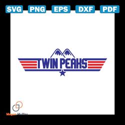 Twin Peaks Top Gun Mashup Svg