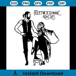 Fleetwood Mac Famous Music Band American Music TV Show Svg