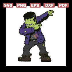 Dabbing Frankenstein Famous Fictional Character TV Show Svg