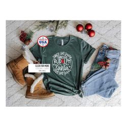 Deer Christmas Shirts, Christmas Shirt, Rudolph Shirt, Funny Christmas Shirt, Christmas T Shirt, Christmas Gift Shirt, L