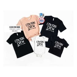 Cousin Crew Shirts, Cousins Shirts, Matching Family Shirts, Grandparents Aunt Uncle New Mom Dad Shirts, Pregnancy Reveal