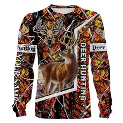 Deer hunting wildfire camo custom Name 3D All over print Shirts, Face shield &8211 Personalized hunting gifts &8211 FSD4