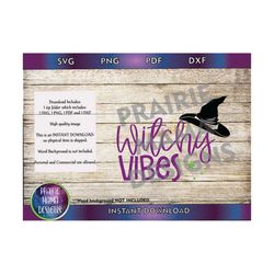 witchy vibes svg png dxf pdf cut file digital file digital download cute witch halloween witches hat