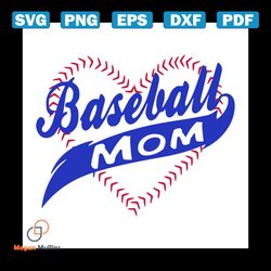 Baseball Heart Baseball Mom Svg, Mothers Day Svg, Baseball Mom Svg, Baseball Heart Svg, Baseball Svg, Mom Svg, Baseball